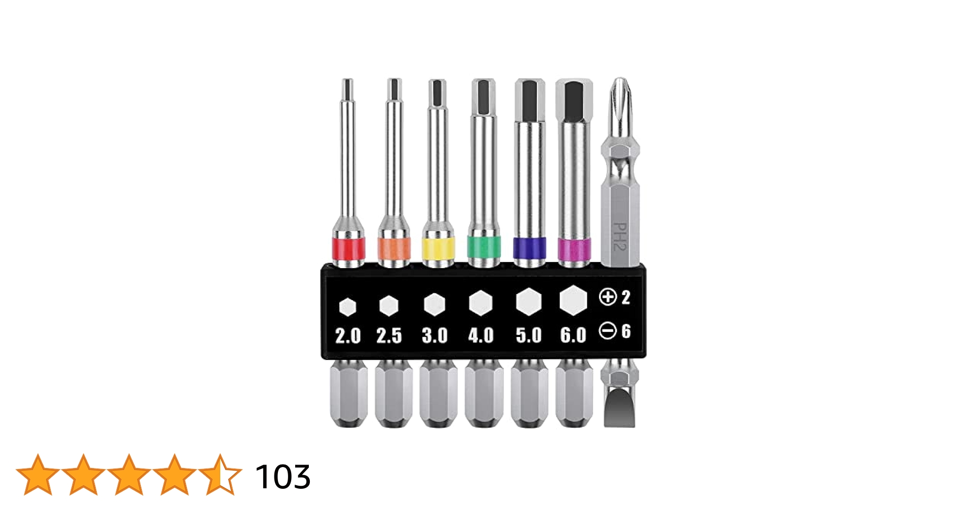 へなちょびん Amazon | OIENNI ヘックス ビットセット 7本組 ドライバービット